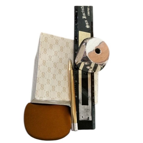 Vintage retro Gucci pen w dice stand without box - Picture 5 of 5